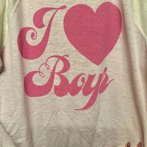 Rare Retro Wildfox “I ❤️ Boys” Sweater Medium - Picture 3 of 5
